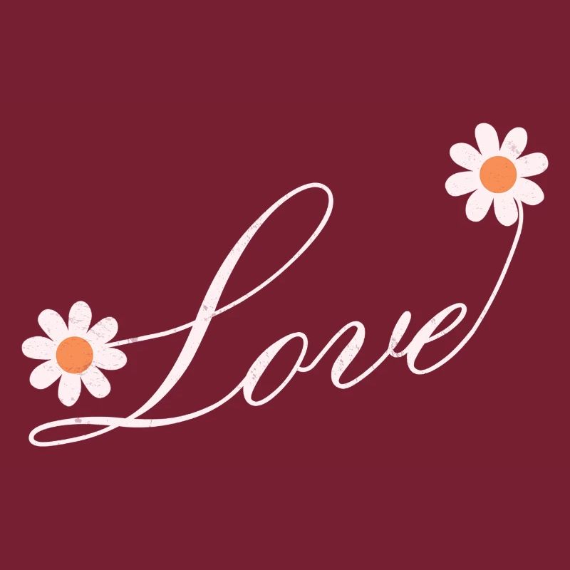 Conception de script d’amour floral