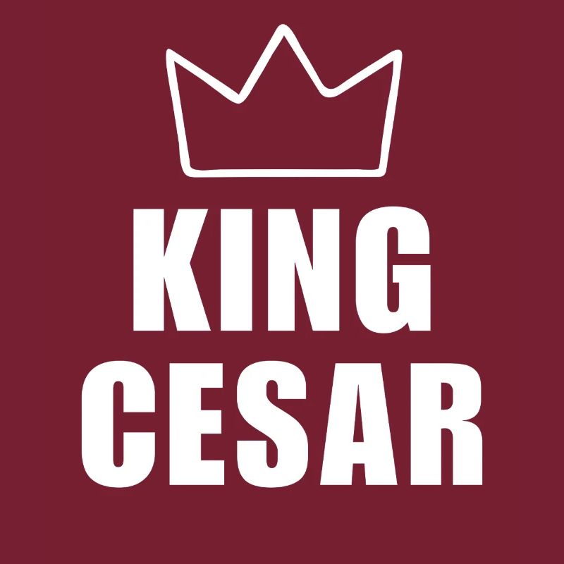 King Cesar Crown Shirt – Name beginnt mit C