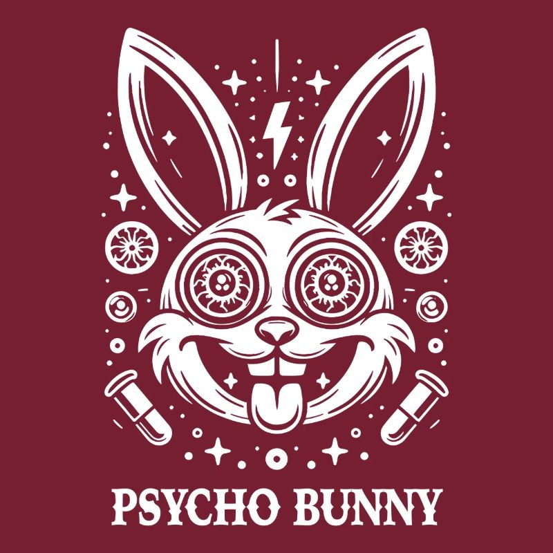 Psycho Bunny Neon Psychédélisme