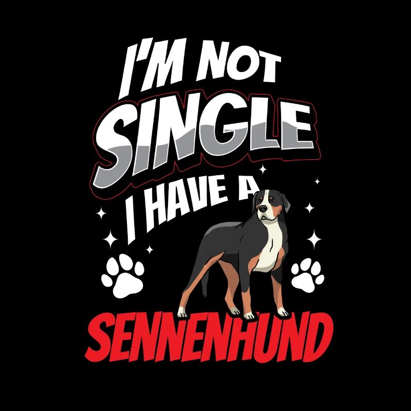 Sennenhund ist Freund Schweizer Sennenhund
