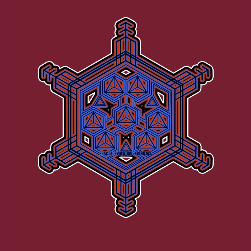 Fraktal Evolution Experience Stern Hexagon Muster