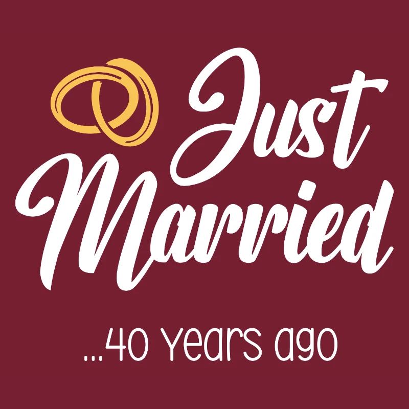 Vient de se marier 40 ans de mariage Anniversaire de mariage