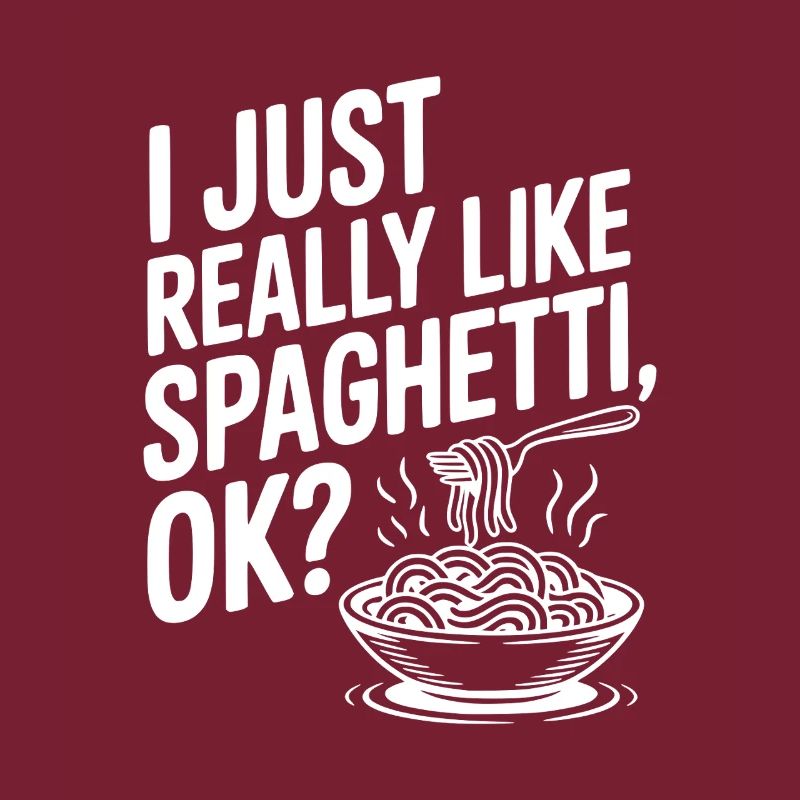 Ich mag Spaghetti einfach total gern, okay?