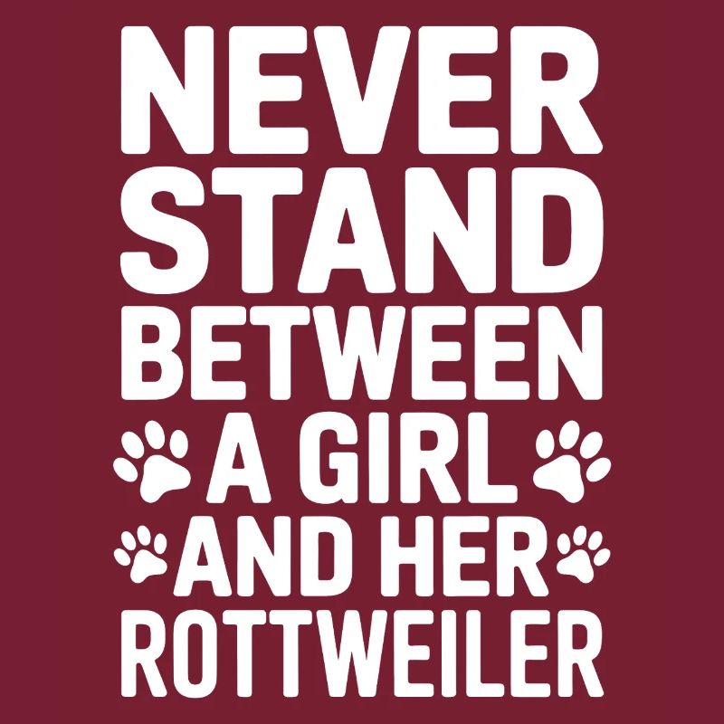Rottweiler Spruch Mädchen Fun Rottweiler Geschenk