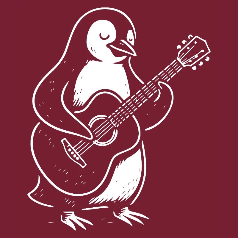 Penguin Guitar Serenade