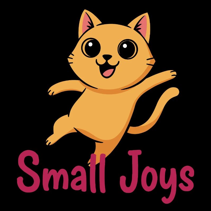 Petit chaton de joie Saut