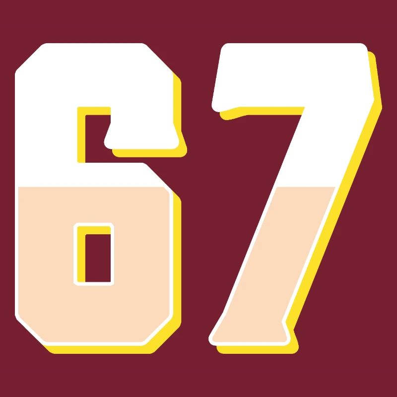 6 7 – Trendy minimalist text design,