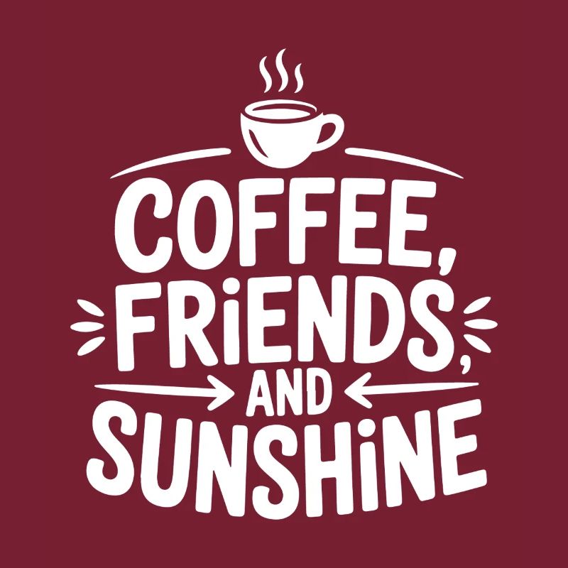 Café, amis et soleil