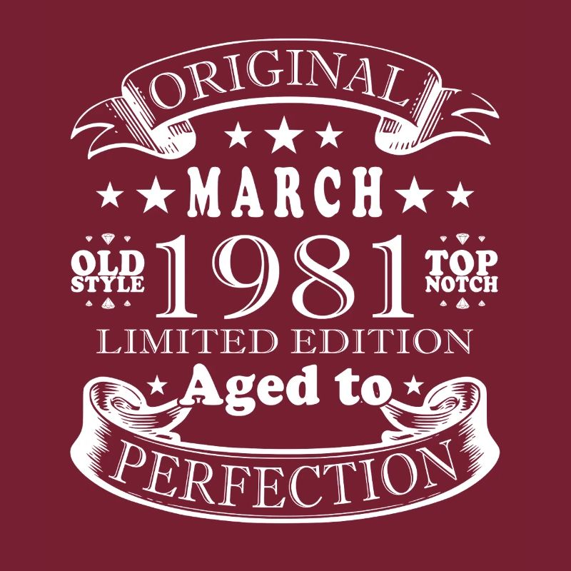 Birthday March 1981
