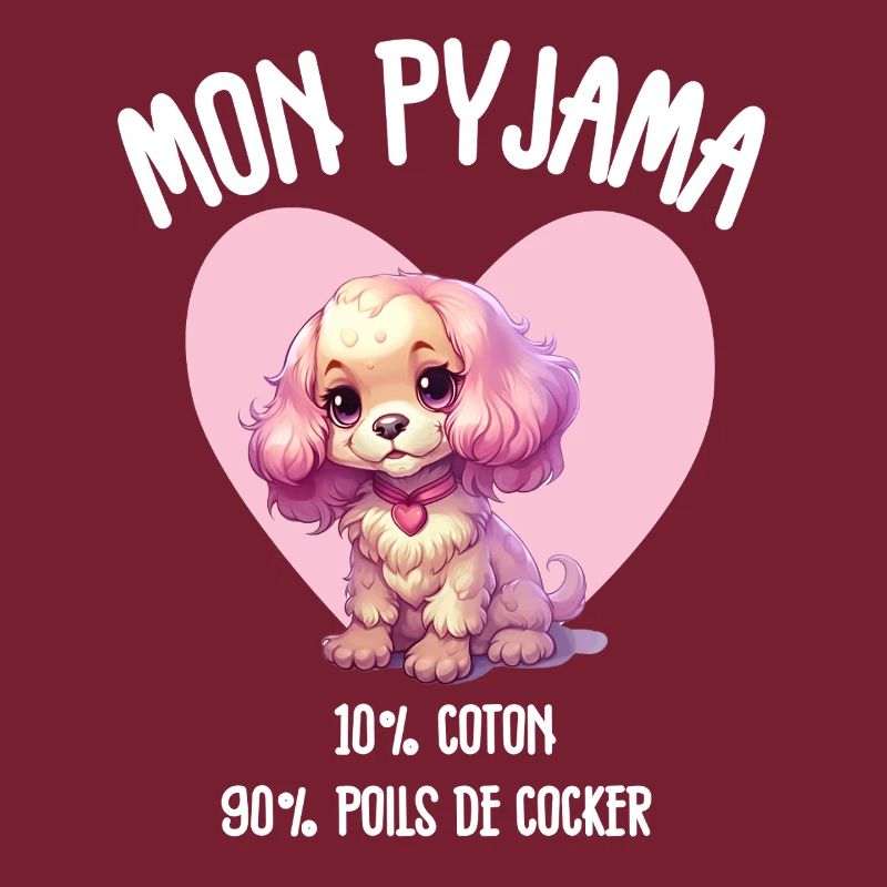 Lustige Cocker Spaniel Hundepyjamas