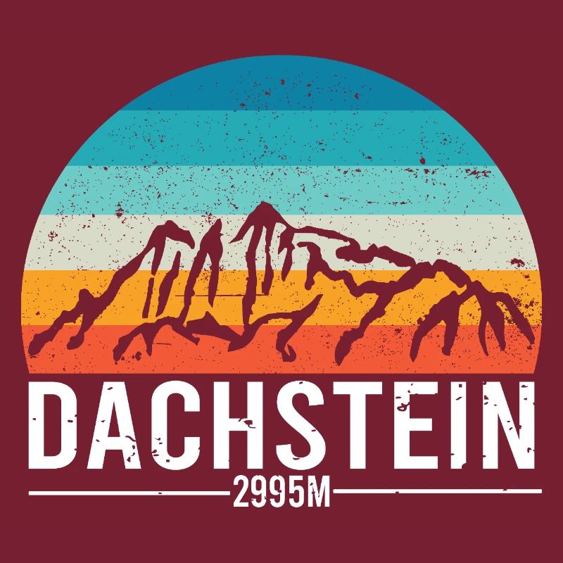 Dachstein Ramsau Autriche Coucher de soleil rétro