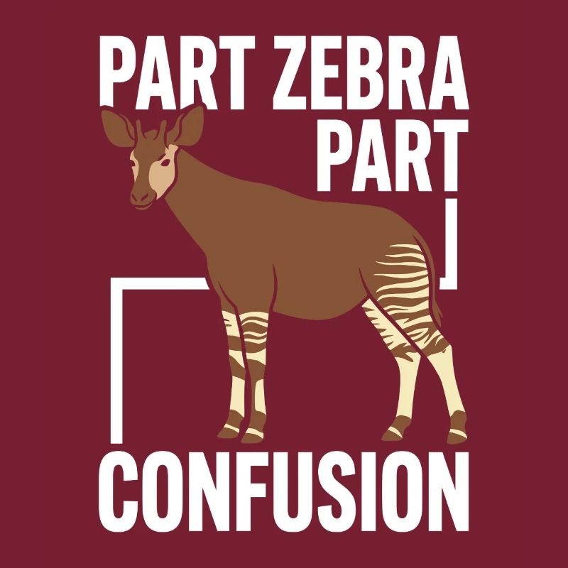 Okapi-liebhaber Okapi-tier Seltene Tierweltliebe