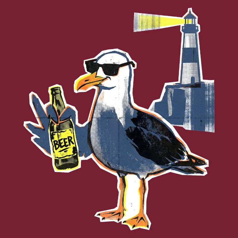 Coole Möwe Leuchtturm Bier