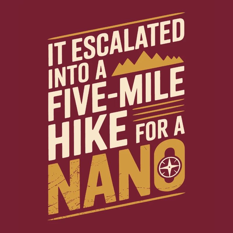 Cinq miles à cause de Nano | Humour de géocaching
