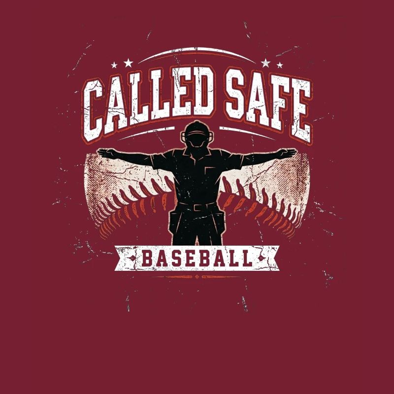 Called Safe Christlicher Baseball Glaube Kreuz
