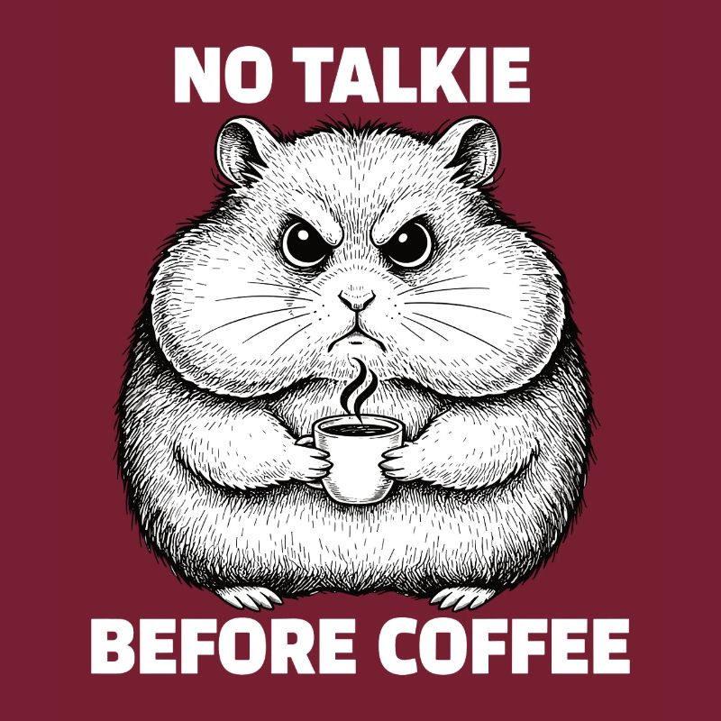 Pas de conversation devant un hamster amateur de café