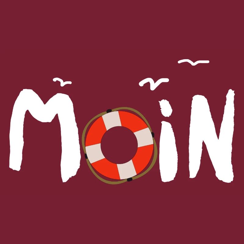 Moin Möwe Rettungsring nordisch