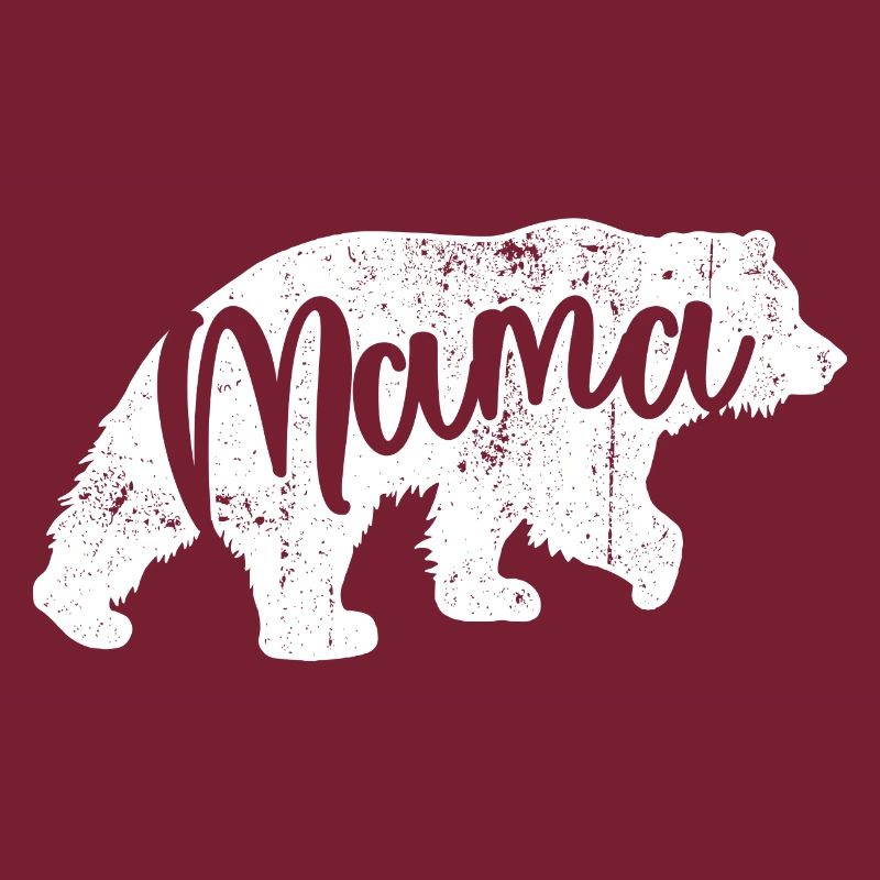 Mama Bear Script Logo