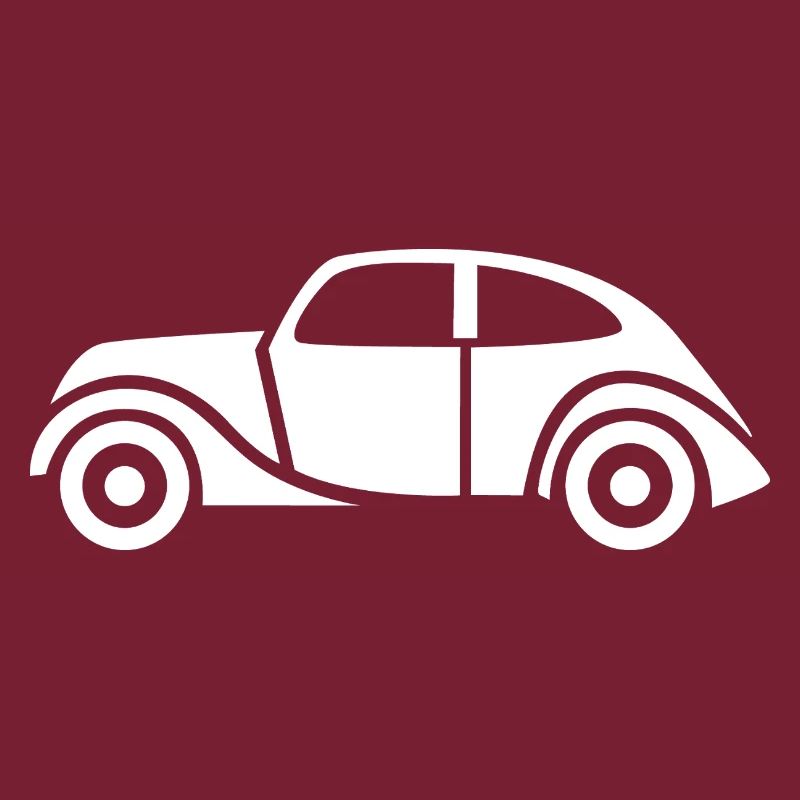 Oldtimer Symbol - Auto Klassiker Comic