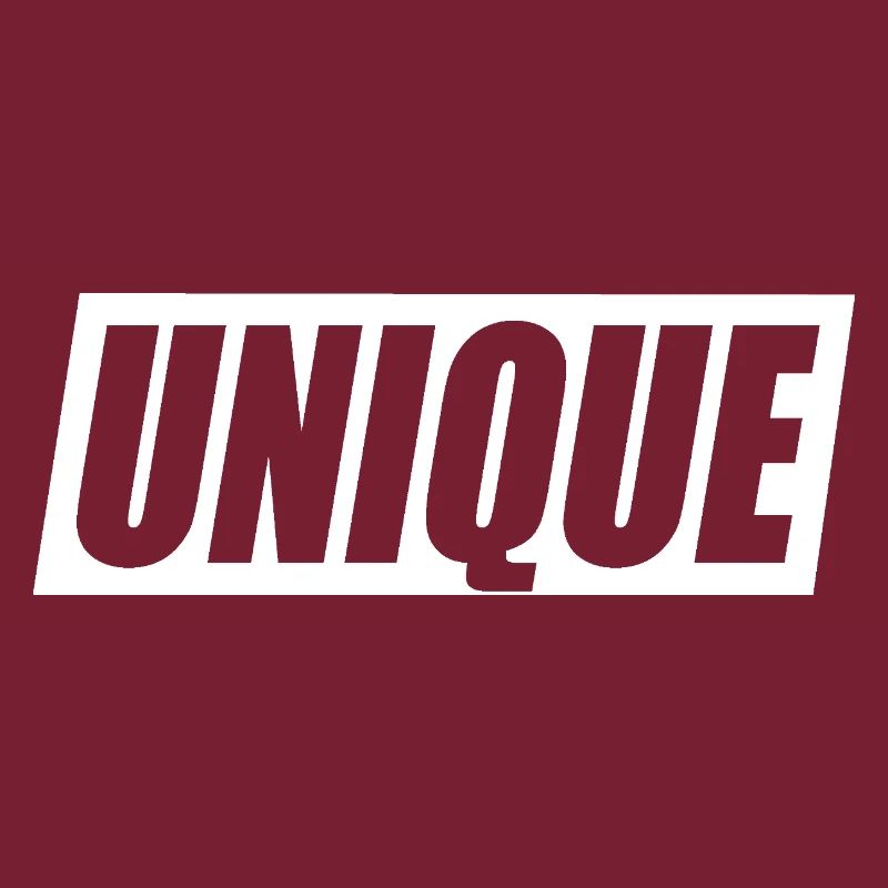 Unique Einzigartig Unikat Selbstwert Einzig Artig