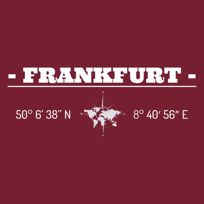 Coordinates Frankfurt am Main
