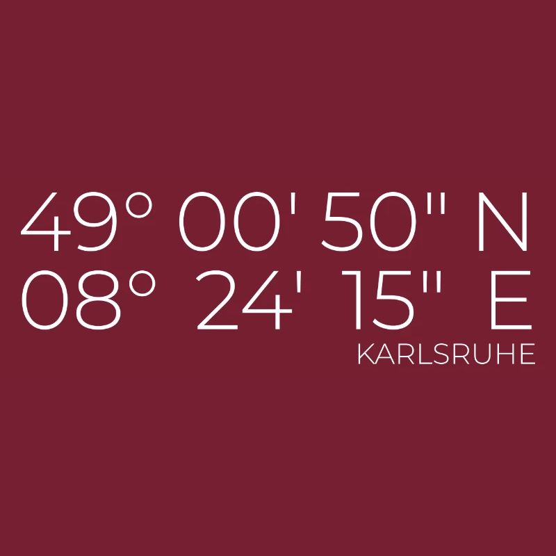 coordinates Karlsruhe