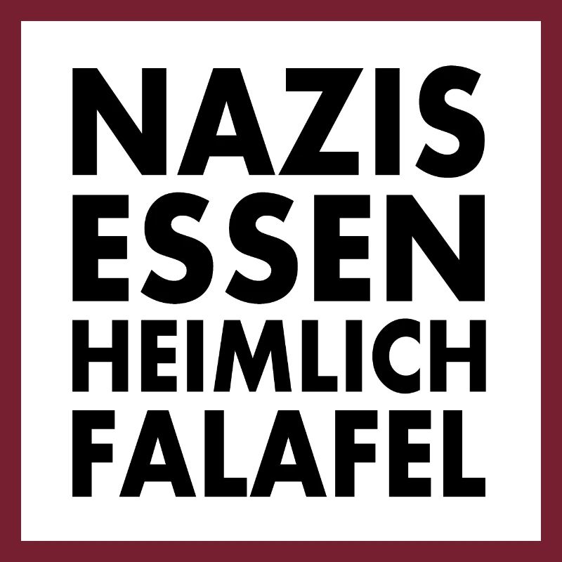 nazis essen heimlich falafel