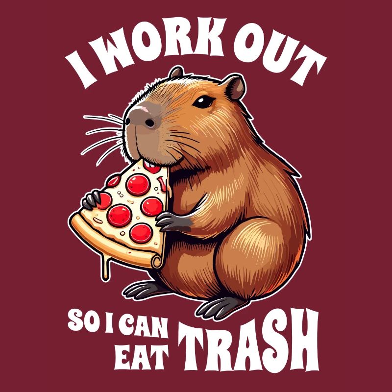 Ich Trainiere, Damit Ich Müll Essen Kann, Capybara