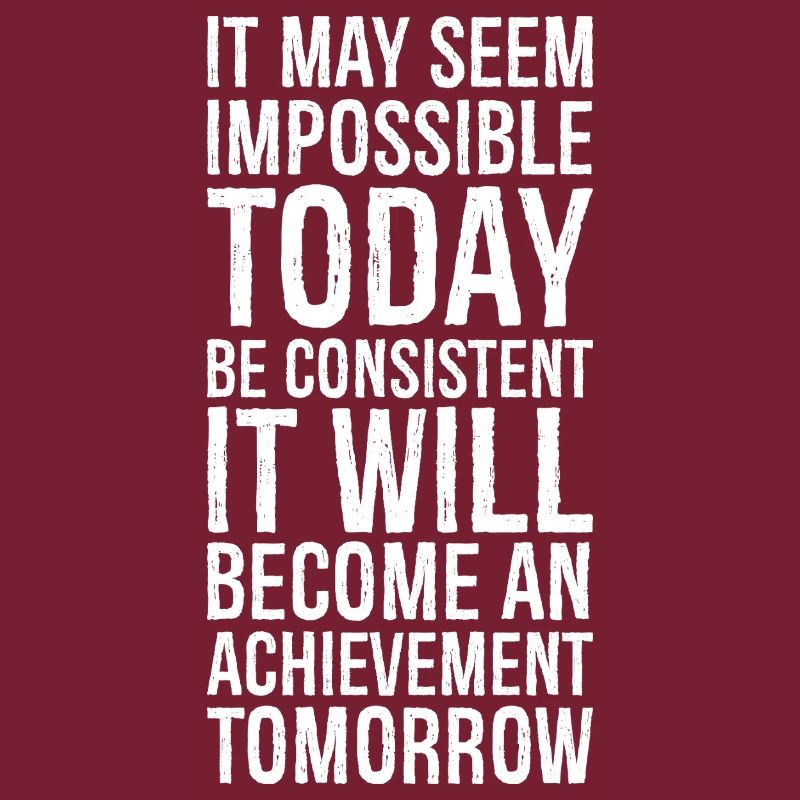 it may seem impossible today to be consistent with it
