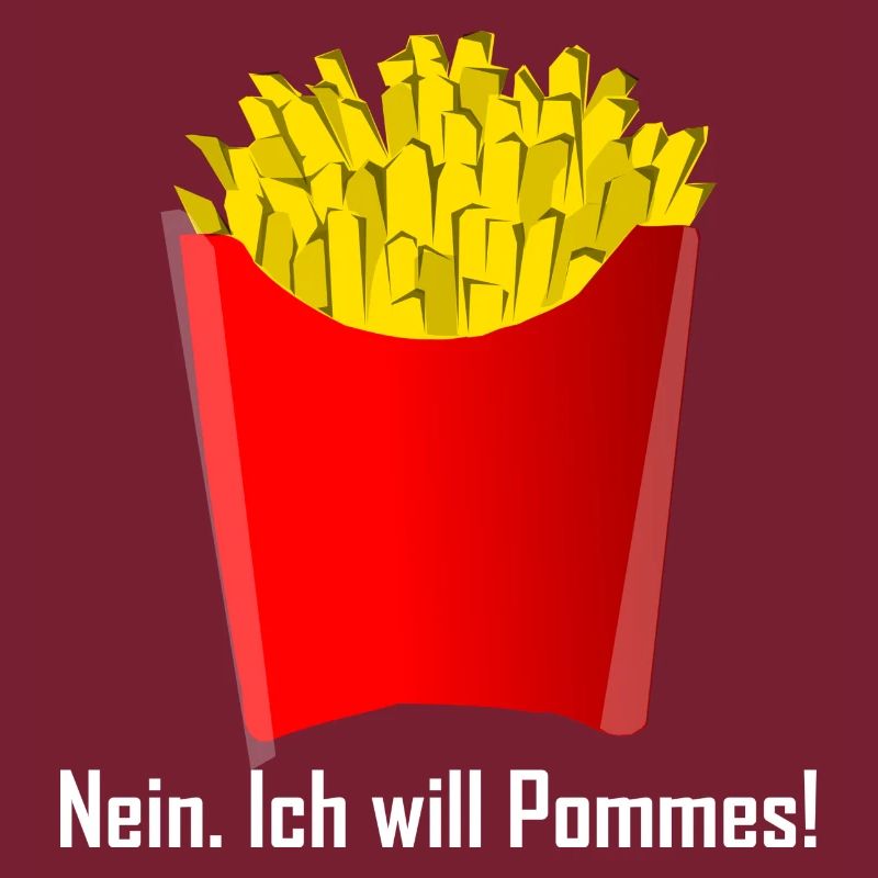 Pommes Frites Fritten Geschenk Geschenkidee