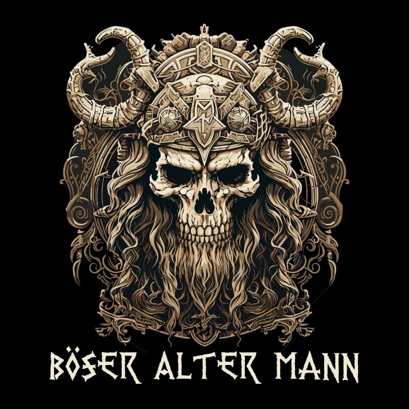 Böser Alter Mann Wikinger