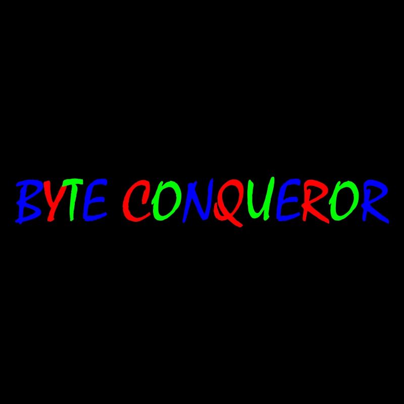 Byte Conqueror – Typographie colorée