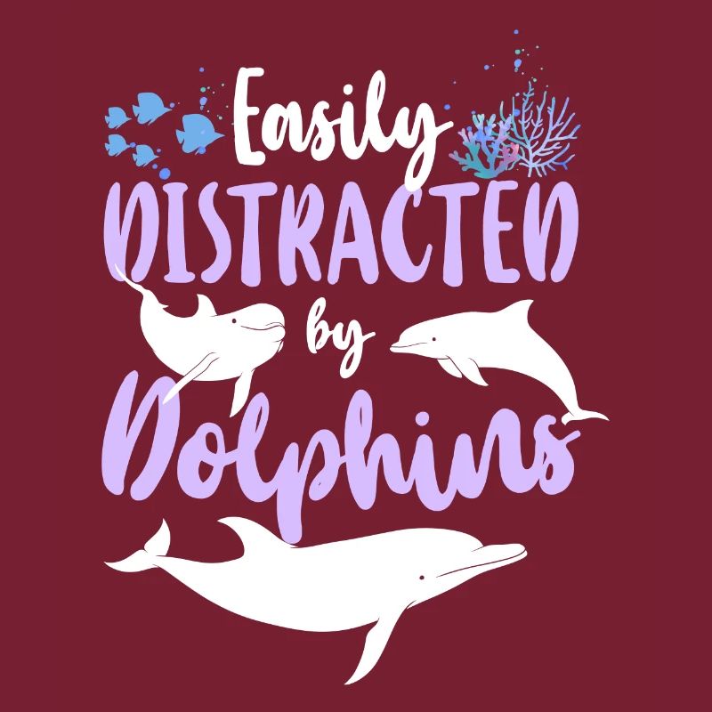 Dolphin Easily Distracted By