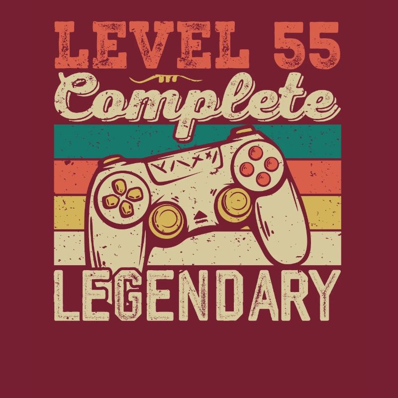 Level 55 Complete, 55th Birthday Gift
