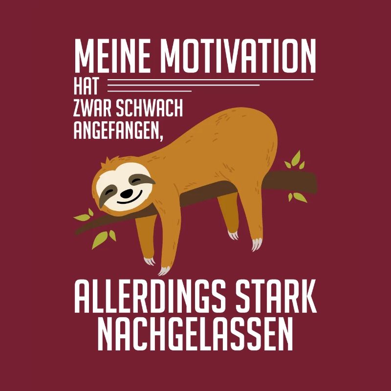 My Motivation Started Weak Sloth