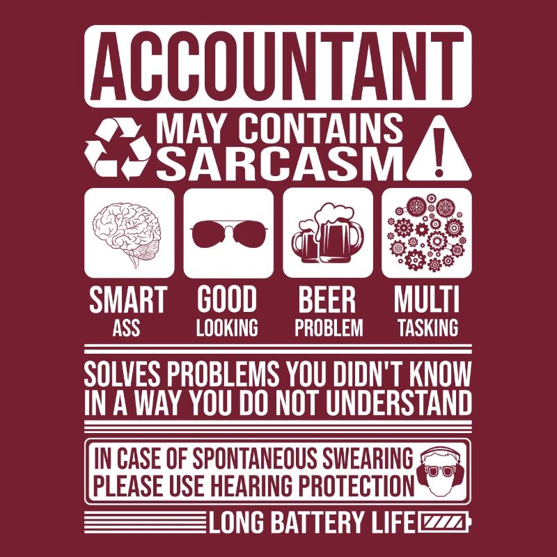 Comptable Sarcasme drôle cadeau comptable