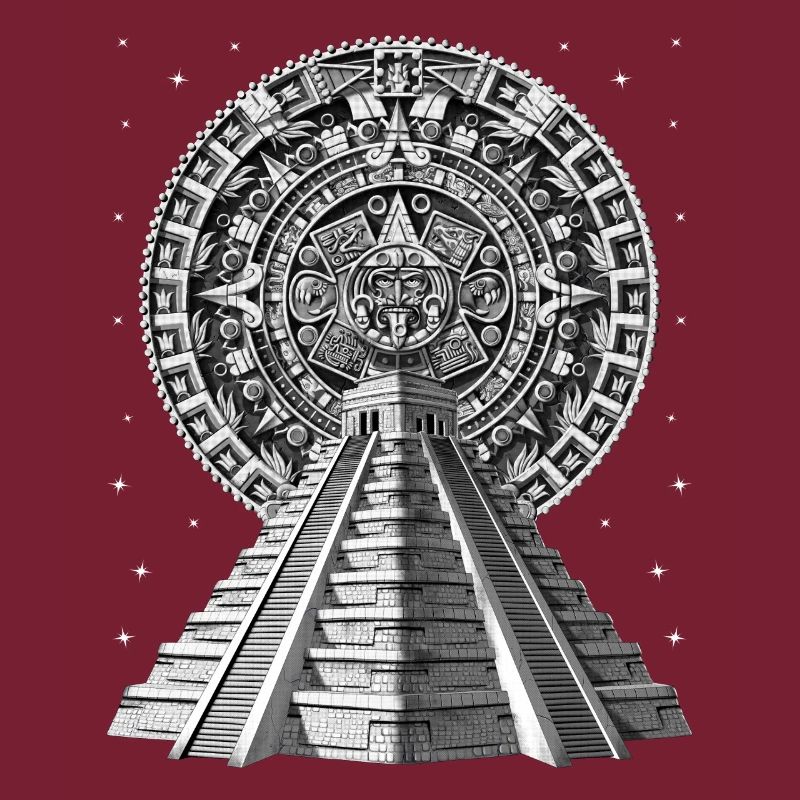 Aztekischer Pyramidenkalender