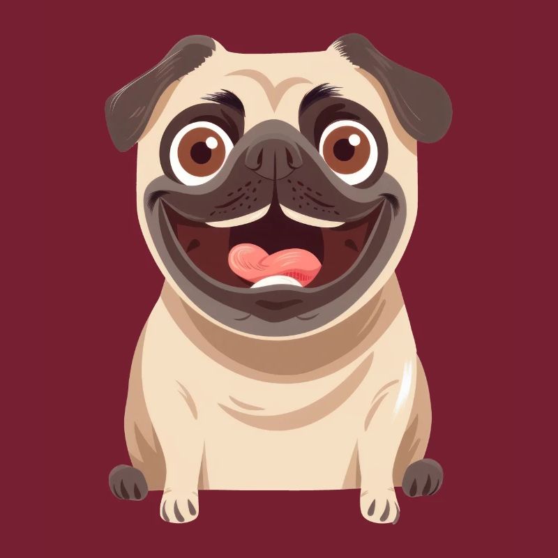 Mops | Pug | Cartoon Artwork