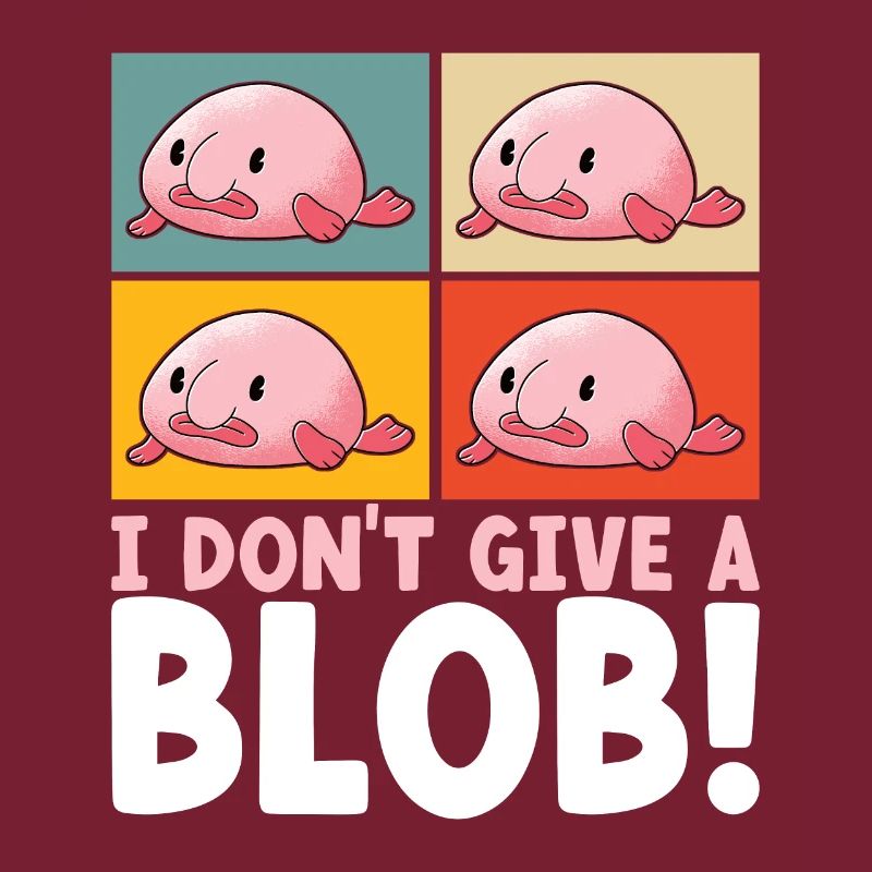 Cute Blob Fish Ugly Fish