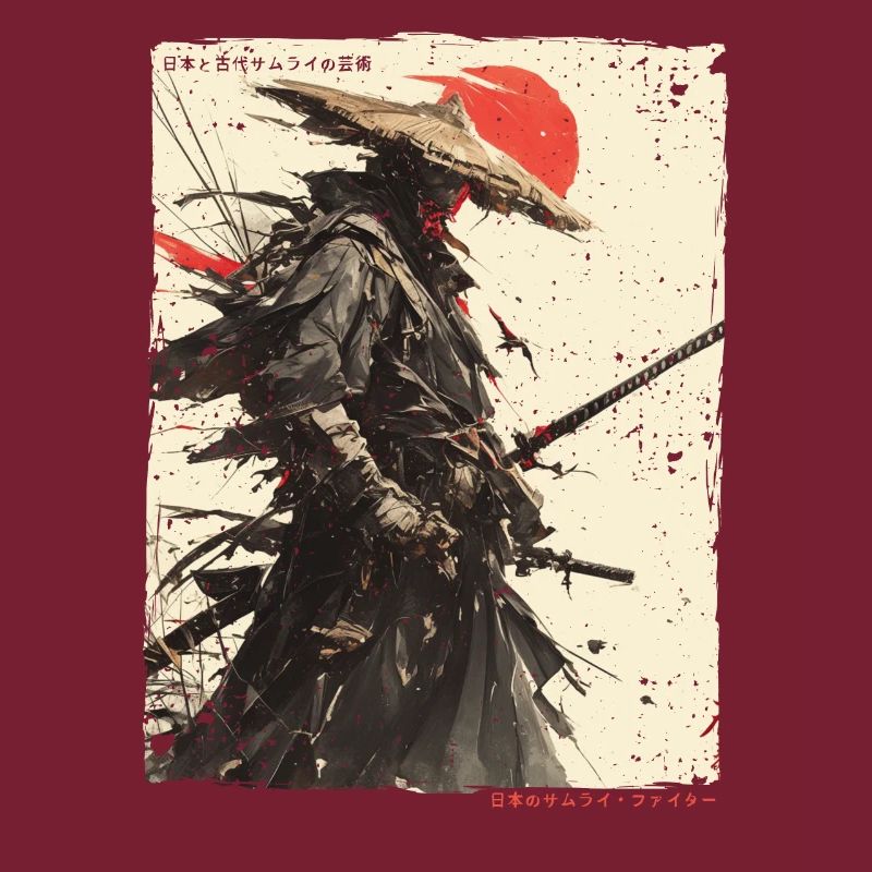 Samurai Fighter - Japanese Ukiyo-e Artwork