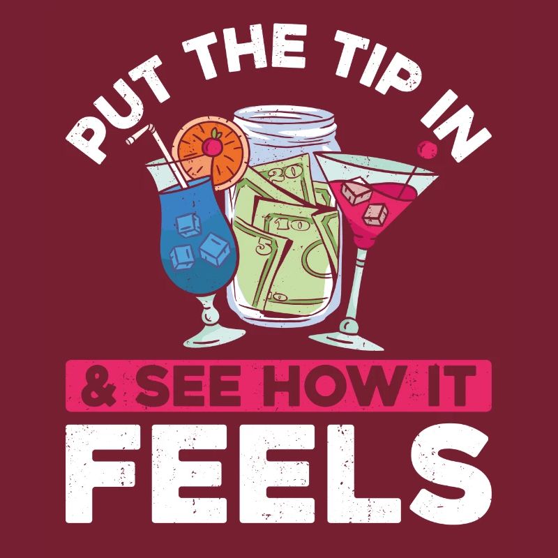 Bartender Mixologist Put The Tip