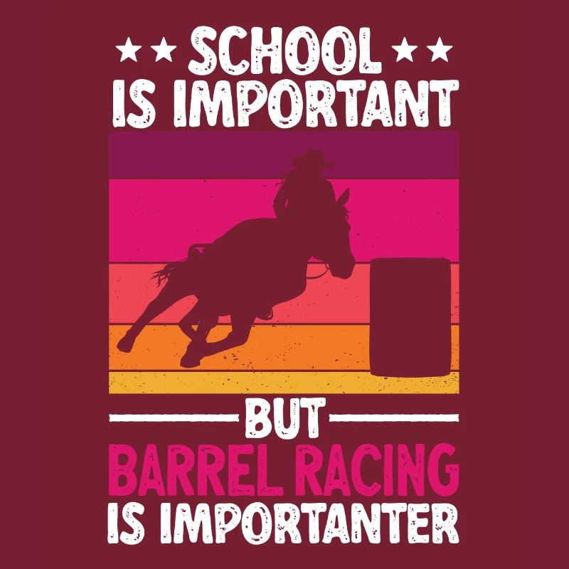 Rodeo Barrel Racing Pferd