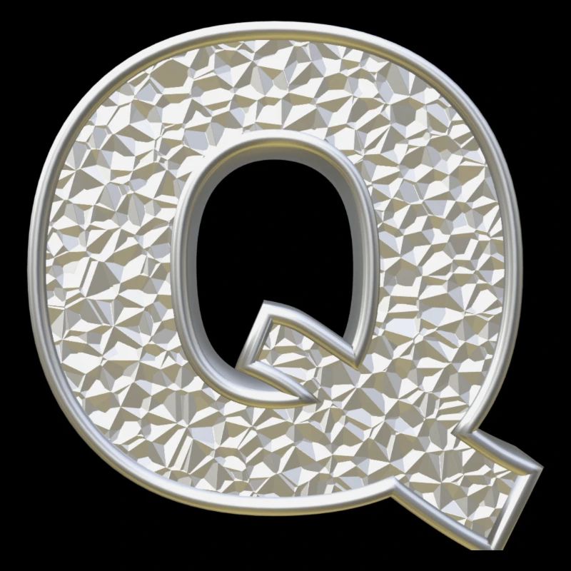 Q, lettre, lettre Q, initiale, initiale Q, monogramme,