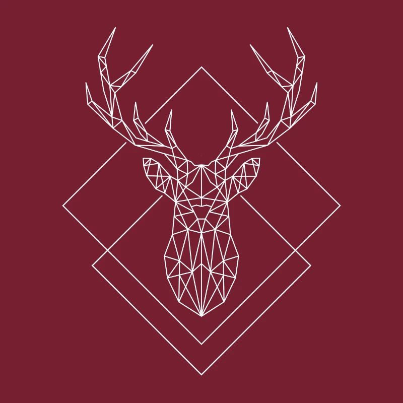 Polygon Deer white
