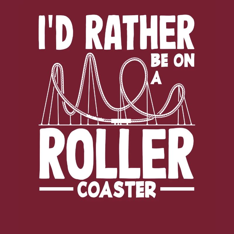 Roller Coaster Lieber Auf Einer Achterbahn