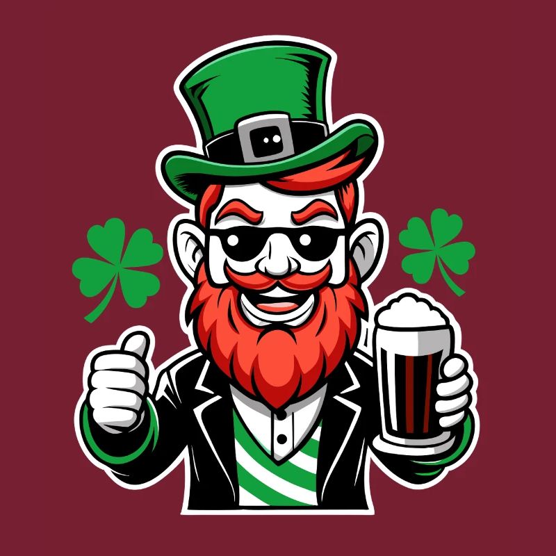 Leprechaun & Beer - Saint-Patrick - Irlande