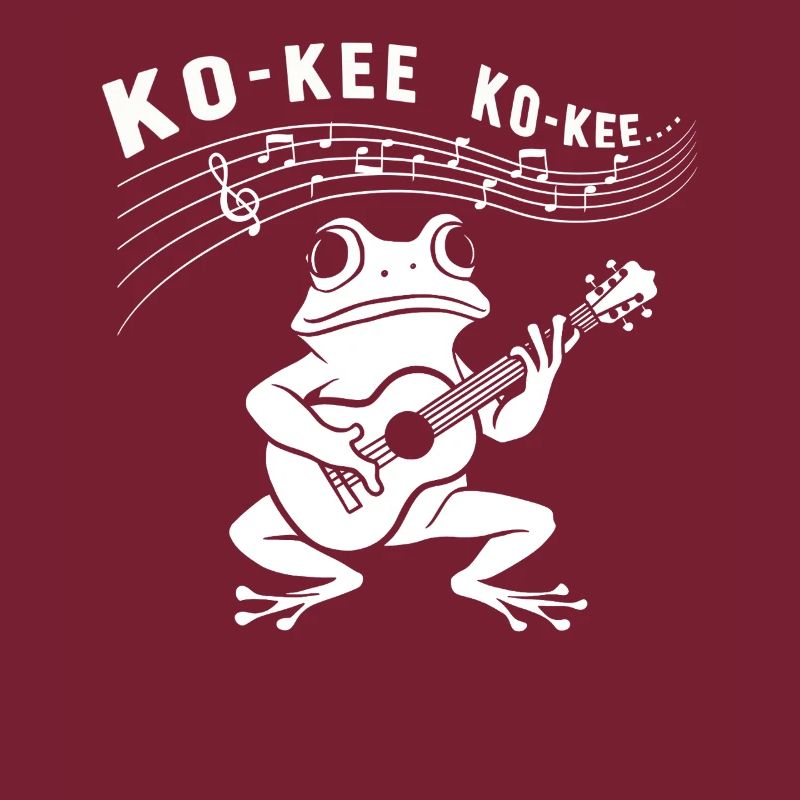 Ko-Kee Frog Playing Guitar Melody