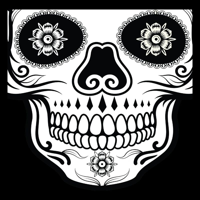 Crâne de mort mexicain Protection buccale
