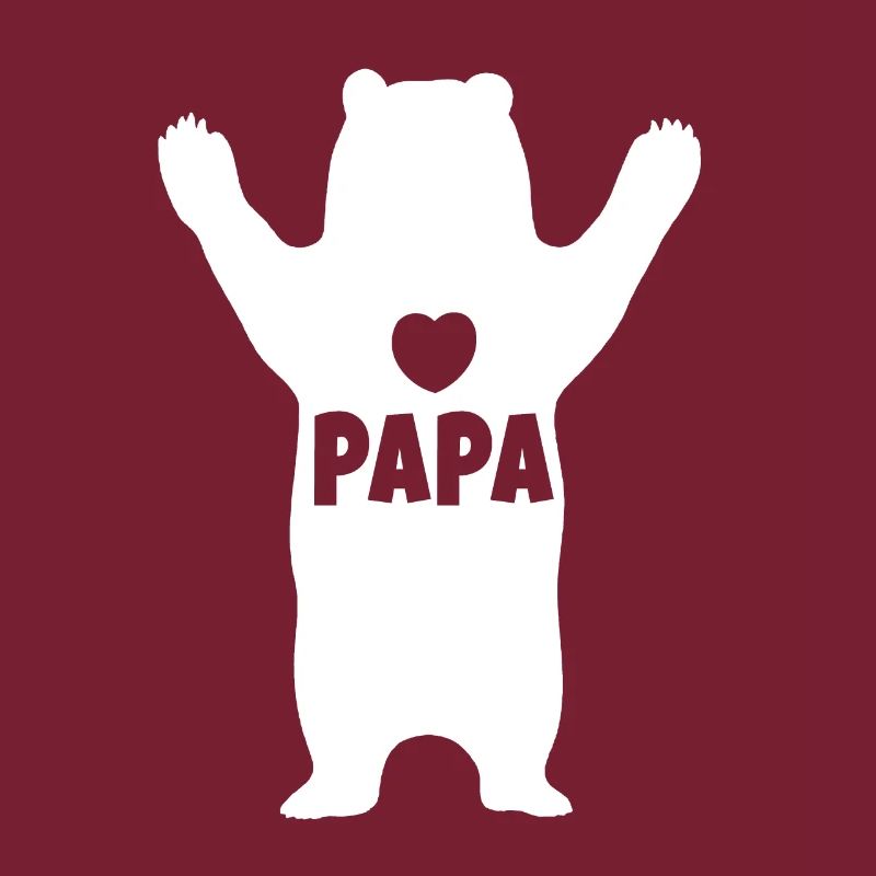 Geschenk bester Papa Bear Vater Vatertag Papi Bär
