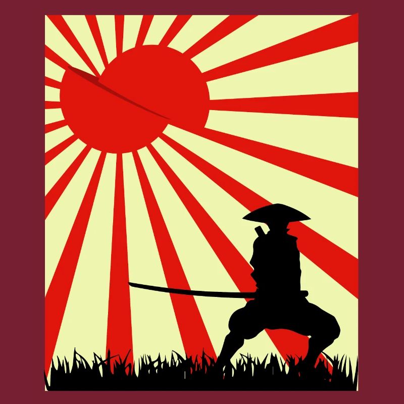 Mond Scheibe Samurai